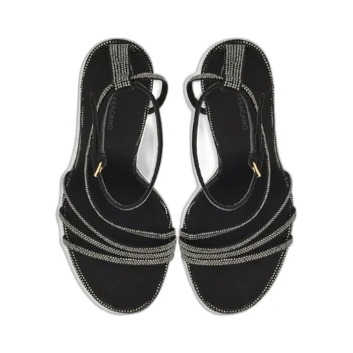Round Head High-Heeled Sandals