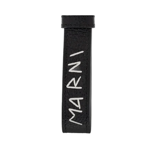 Marni Logo Embroidered Keyring