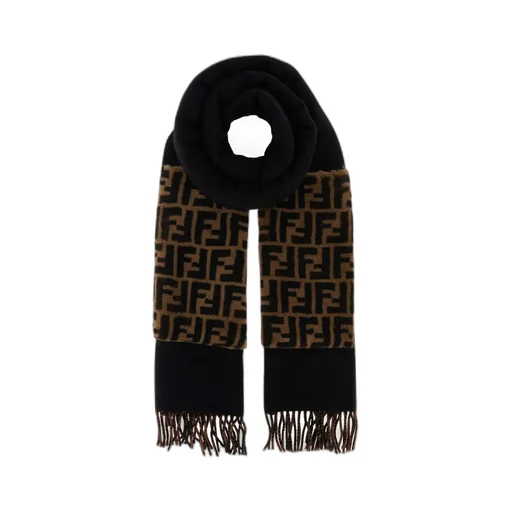 Logo Wool And Cashmere-Blend Scarf