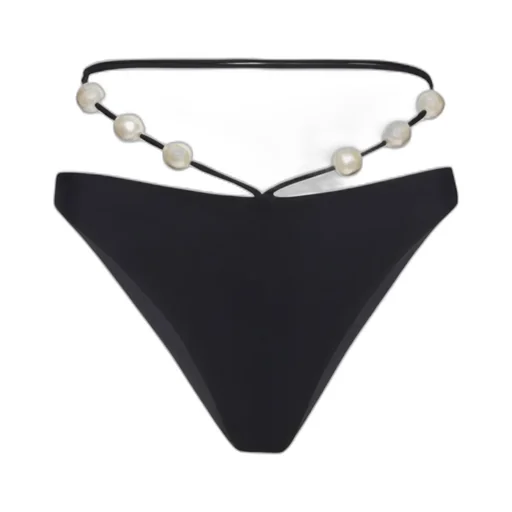 Magda Butrym High Waist Embellished Swim Bottom