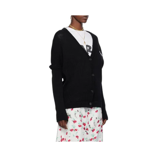 Marni Logo Embroidered Buttoned Cardigan