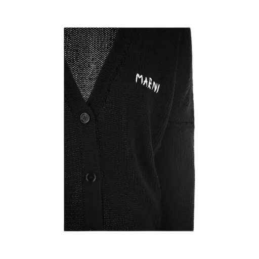 Marni Logo Embroidered Buttoned Cardigan