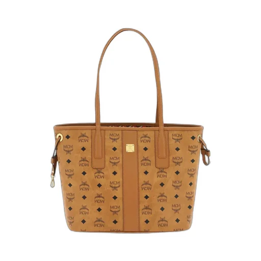 Mcm Liz Monogram-Pattern Small Top Handle Bag