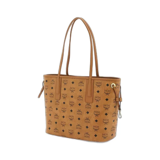 Mcm Liz Monogram-Pattern Small Top Handle Bag