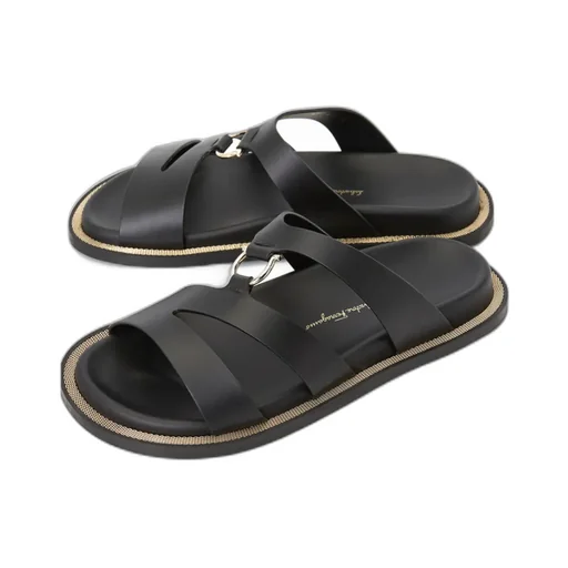Round Head Flat-Soled Slippers