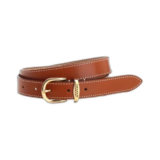 Isabel Marant Logo Engraved Buckle Belt