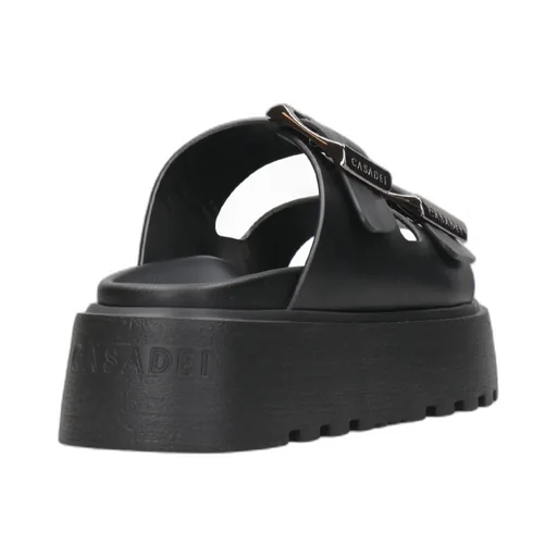 Florence Double-Strap Chunky-Sole Sandals