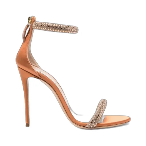 Casadei Scarlet Stratosphere Embellished Open Toe Sandals