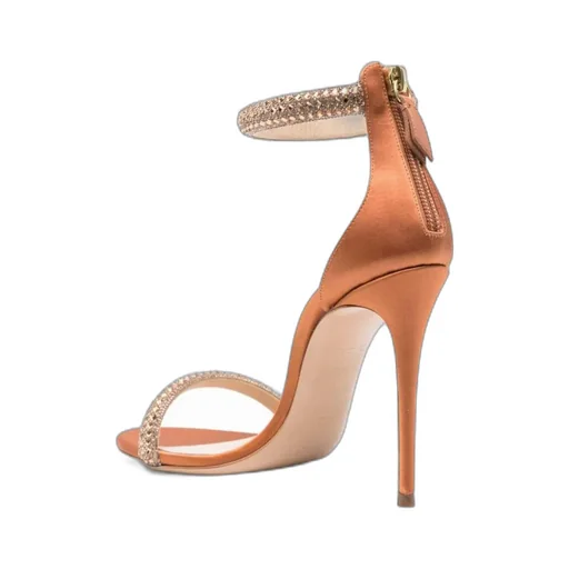 Casadei Scarlet Stratosphere Embellished Open Toe Sandals