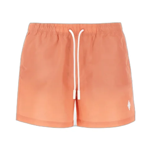 Marcelo Burlon County Of Milan Cross Embroidered Drawstring Swim Shorts