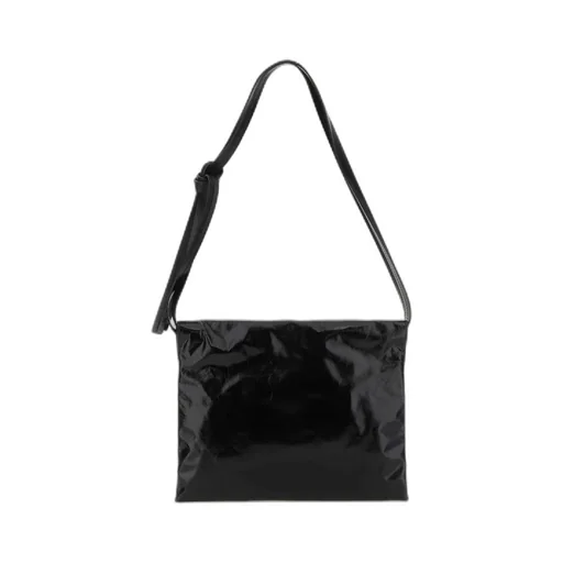 Jil Sander Logo Debossed Small Shoulder Bag