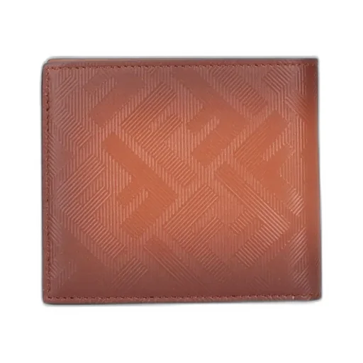 Fendi Logo Plaque Bifold Wallet