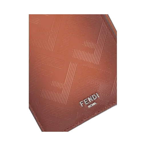 Fendi Logo Plaque Bifold Wallet