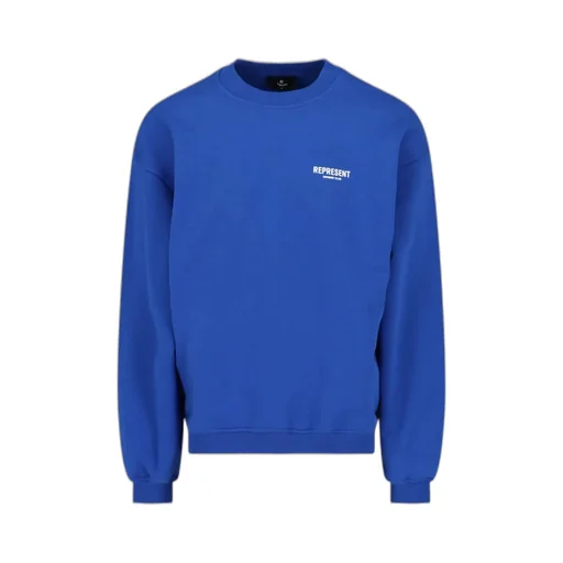 Represent Owners Club Logo Printed Crewneck Sweatshirt