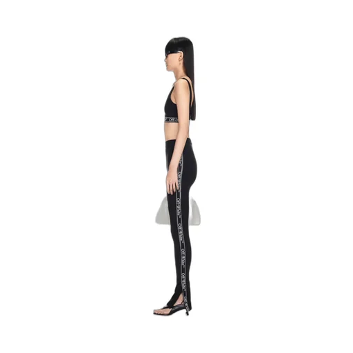 Off-White Logo Band Flared Leggings