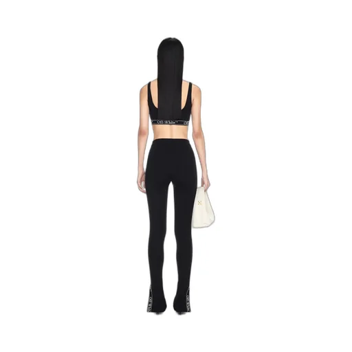 Off-White Logo Band Flared Leggings