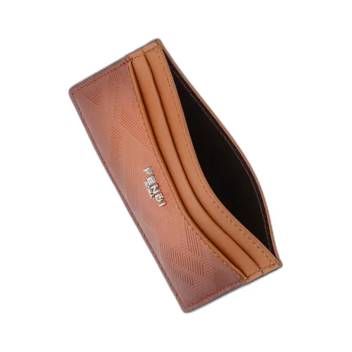 Fendi Logo Plaque Open Top Cardholder