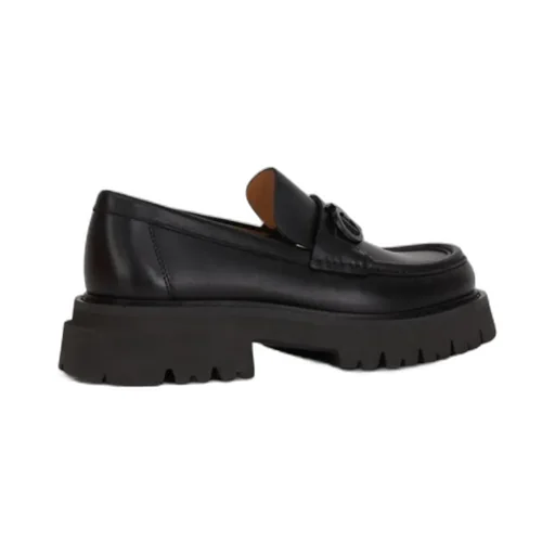 Florian Square-Toe Leather Loafers