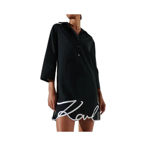 Karl Dna Cotton Beach Dress