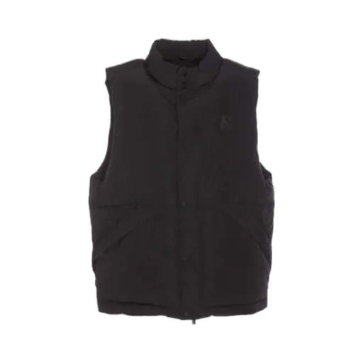 High Collar Sleeveless Vest