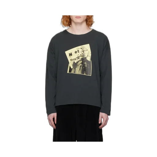 Maison Margiela Graphic Printed Long-Sleeved T-Shirt