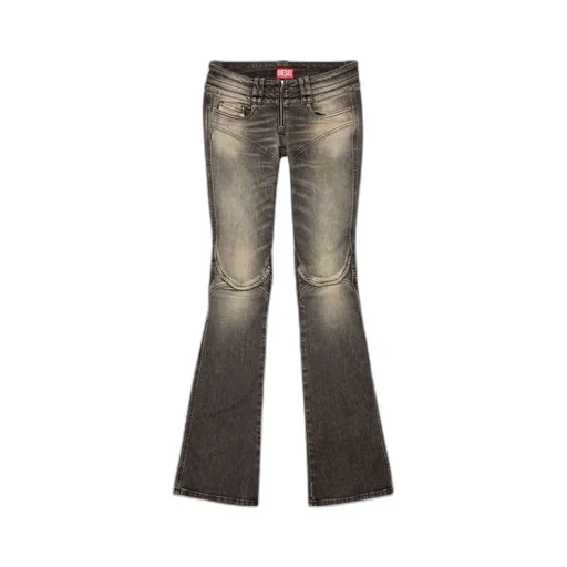 Diesel Belthy 0Jgal Panelled Bootcut Jeans