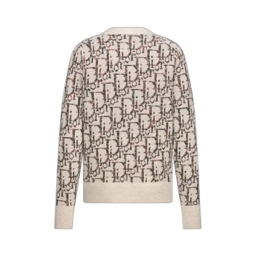 Dior Monogrammed Intarsia Cardigan