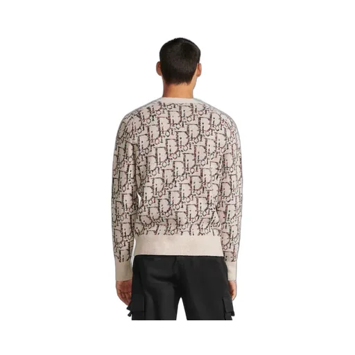 Dior Monogrammed Intarsia Cardigan