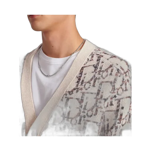 Dior Monogrammed Intarsia Cardigan