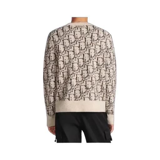 Dior Homme Monogrammed Intarsia Sweater