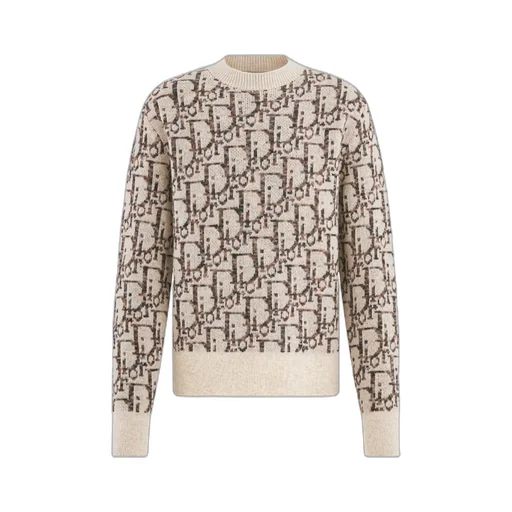 Dior Homme Monogrammed Intarsia Sweater