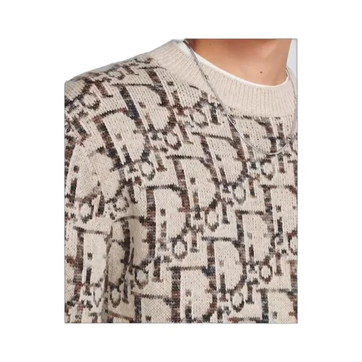 Dior Homme Monogrammed Intarsia Sweater