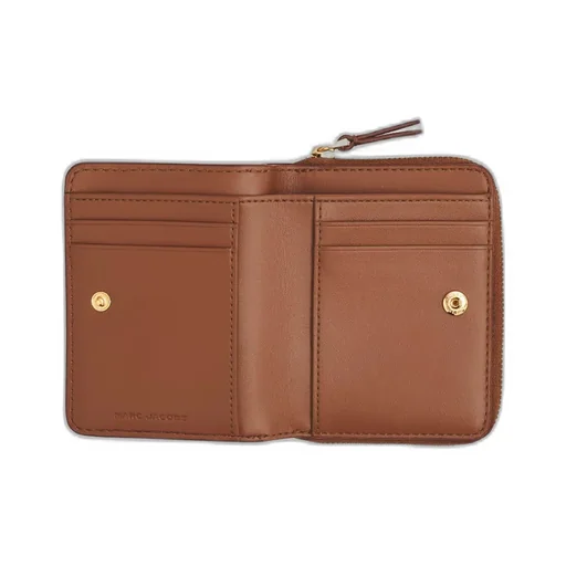 Marc Jacobs Logo Printed Zipped Mini Compact Wallet