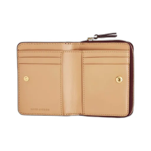 Marc Jacobs Logo Printed Zipped Mini Compact Wallet