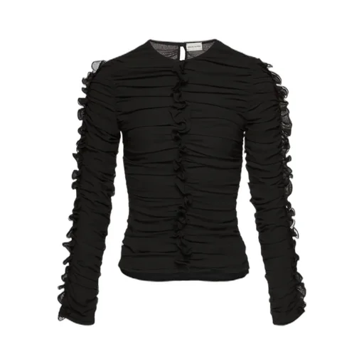 Magda Butrym Long-Sleeved Ruched Top