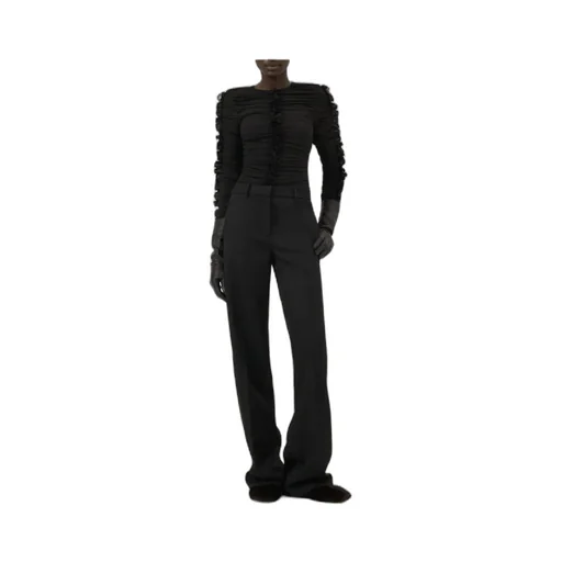 Magda Butrym Long-Sleeved Ruched Top