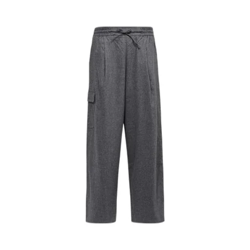 Loose Casual Trousers With Drawstring
