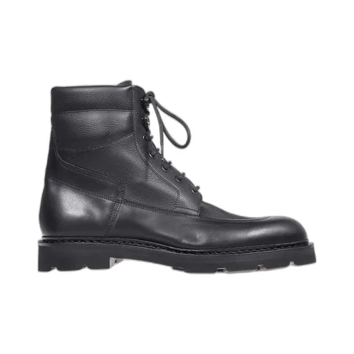 Round Head Lace-Up Boots