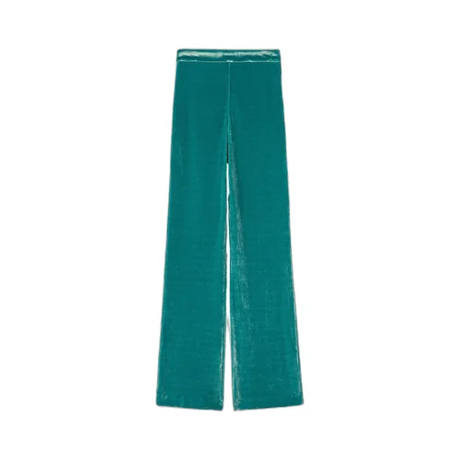 Jil Sander Mid-Waisted Velvet Trousers