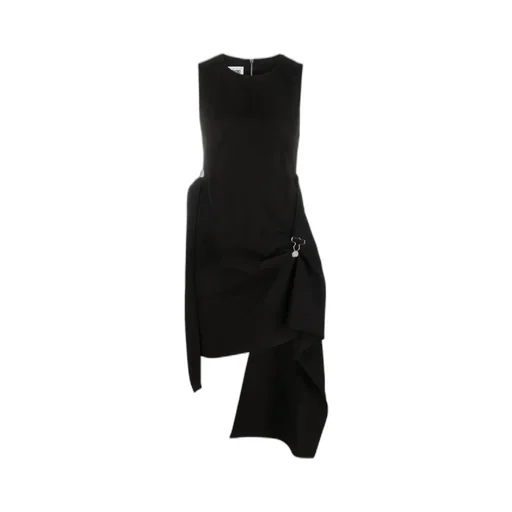 Moschino Jeans Sleeveless Asymmetric Hem Mini Dress