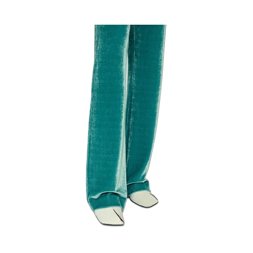 Jil Sander Mid-Waisted Velvet Trousers