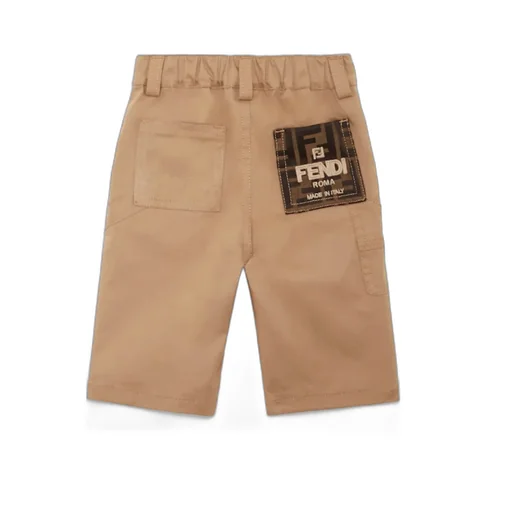 Fendi Kids Logo Patch Pants
