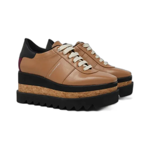 Stella Mccartney Sneak-Elyse Square-Toe Sneakers
