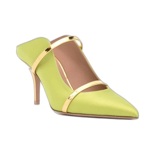 Maureen 70Mm Satin Mules