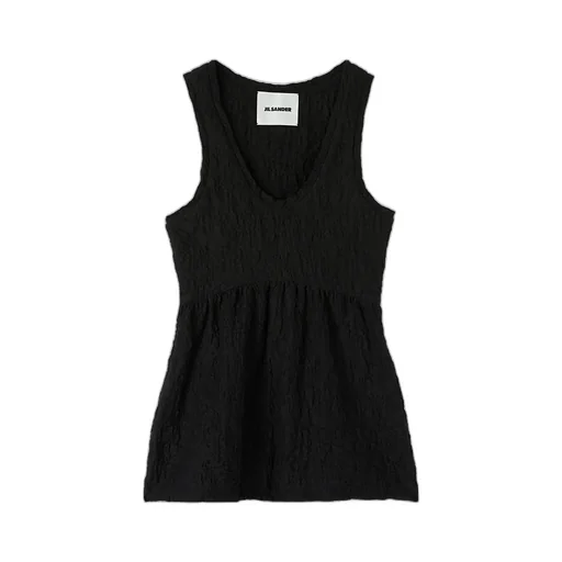 Jil Sander Sleeveless U-Neck Top
