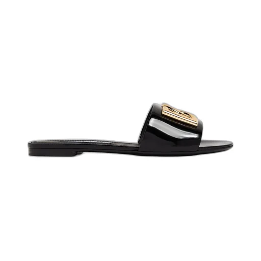 Dolce & Gabbana Dg Logo Plaque Flat Slides