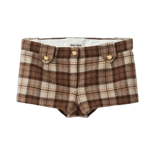 Checked Shorts