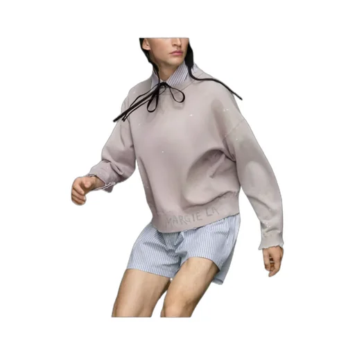 Maison Margiela Handwritten Raw-Cut Edge Distressed Sweatshirt