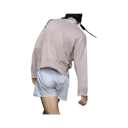 Maison Margiela Handwritten Raw-Cut Edge Distressed Sweatshirt