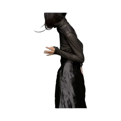 Maison Margiela Mockneck Sleeved Top